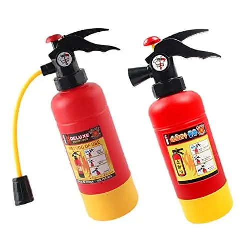 Produktbild: TOYANDONA 2St Feuerlöscher-Innenaufkleber für Kinder Feuerwehrmann-Kostüm interaktives Spielzeug Kinder Outdoor Spielzeug slico Feuerlöscher Spielzeug für Kinder Wasserfeuerlöscher