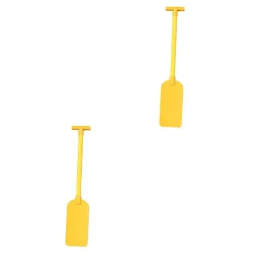 Produktbild: TOYANDONA 2St Kinderpaddel dekoratives Paddel-Requisiten- Bühnenperformance-Ruderpaddel Ruderstütze ausführen Dress Up Ruder Cosplay Prop Bühnenpaddel aus Kunststoff Plastik Yellow
