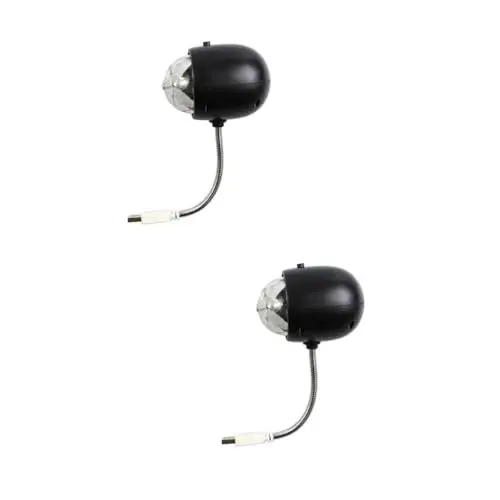 Produktbild: TOYANDONA 2St Kristalllampe halloween dekoration halloween-dekoration LED-Disco-Lichter Projektorlampe Projektorlicht Partylicht Aufladen Kristall Licht Bühnenbeleuchtung kleine Zauberkugel