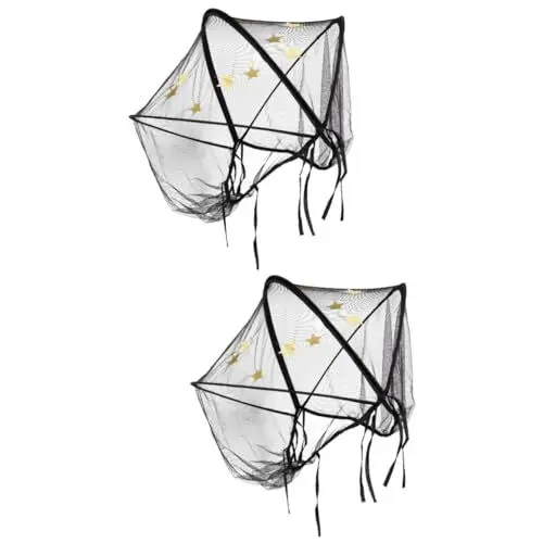 Produktbild: TOYANDONA 2St Moskitonetz für kinderwagen babybett moskitonetz mosquito net Kinderwagen-Moskitonetz-Abdeckung Insektennetz für Kinderwagen Universal- Moskitonetz/Bettvorhang Wiegennetz
