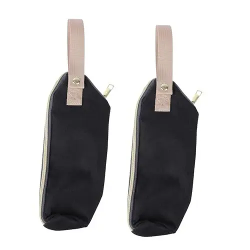 Produktbild: TOYANDONA 2stücke Isolierte Milchflaschen-Tasche Für Junge Mädchen Tragbare Stilltasche Schwarz -Bag Für Babyflaschen Für Kinderwagen Und Wickeltaschen