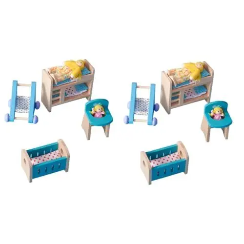 Produktbild: TOYANDONA 2St handgefertigte Möbel Spielzeuge Holzspielzeug möbel Spielzeug selber Machen Lernspielzeug Mini kleines Spielzeug Kind Bambus