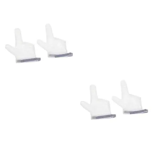 Produktbild: TOYANDONA 2 Paar Anti Eating Handschuhe Für Kinder Nylon Weiße Maniküre