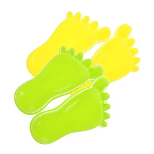 Produktbild: TOYANDONA 2 Paar Strand-fußabdruck-Spielzeug Sandkastenspielzeug Für Kleinkinder Sandförmchen Für Kleinkinder Sandspielzeug Sandformen Spielzeug Sandformen Aus Kunststoff Sandbausatz Plastik