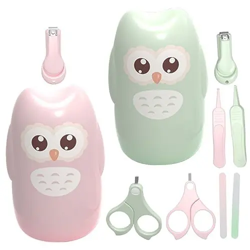 Produktbild: TOYANDONA 2 Sätze Nagelknipser Für Neugeborene Fingernagelschere Kinderkoffer Kinderschere Nagelknipser Für Kleinkinder Babyschere Anzug Für Kleinkinder Babyanzug Nagel Rostfreier Stahl
