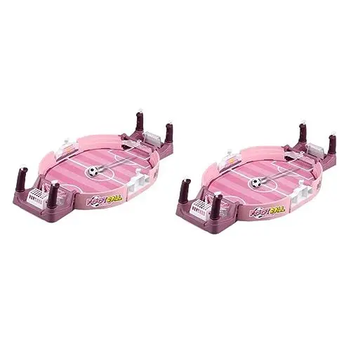 Produktbild: TOYANDONA 2 Sätze Tischspiele Lernspielzeug Für Kinder Tabletop-Spiele Minispielzeug Für Kinder Kindertischkicker Tischfußballspiel Interaktiv Interaktives Tischfußballspiel Rosa Abs