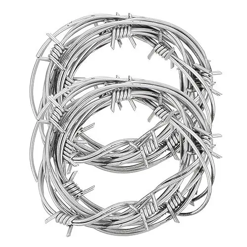 Produktbild: TOYANDONA 2 Stück Gefälschter Stacheldraht Halloween Kunststoff Stacheldraht Dekoration Requisite Spukhaus Stacheldraht Girlande Für Halloween Streichspielzeug 2.