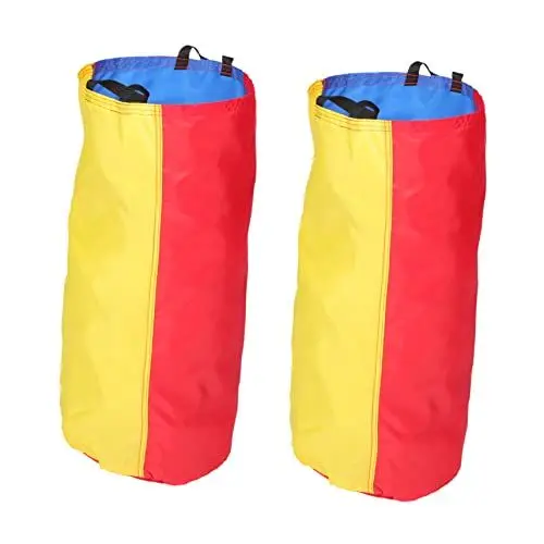 Produktbild: TOYANDONA 2stücke Junge Mädchen Sack Race Bag Bunter Springsack Für Outdoor-Spiele Interaktives Jumping Game Für Partys Karneval Und Gartenaktivitäten Für Junge Mädchen Und Familien