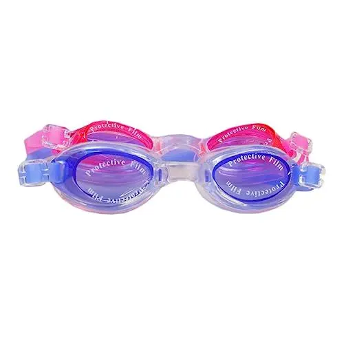 Produktbild: TOYANDONA 2 Stück Schwimmbrille Beschlag Schwimmbrille mit Ohrstöpseln Stabile Schnalle Bunte Farben Hautfreundliches Material für Schwimmen und Tauchen Zufällige Farbe
