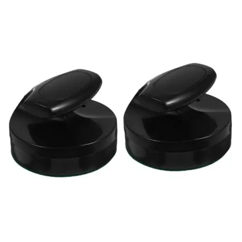 Produktbild: TOYANDONA 2st Hockeyschläger Airhockey-Pusher Billardtisch Drücker Air-Hockey-paddel Eishockey Karten Ersatzschieber Für Airhockey Hockeytisch Mini-Hockey Hockey-Pucks Hockeyspiel Abs Black