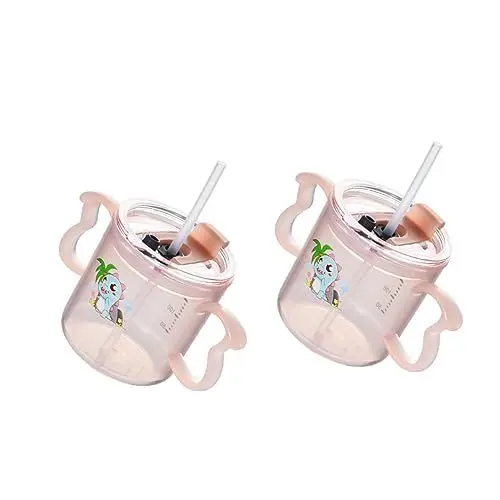 Produktbild: TOYANDONA Babywaage Tasse Jungen Und Mädchen Training Strohbecher Kleinkind Trinkbecher Isoliertes Auslaufsicheres Material