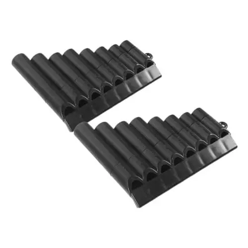 Produktbild: TOYANDONA 2st Panflöteninstrument Mini-panflöte Pfeife Für Panflöte Nasenflöte Chinesische Musikinstrumente Chinesische Panflöte Blasinstrument Panflöte C-ton-panflöte Black Abs