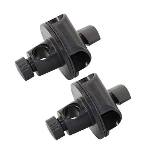 Produktbild: TOYANDONA 2st Verstellbare Schnalle Telefonunterstützungsadapter Kreuzschnallen Kabelloses Mikrofon Mikrofonadapter Telefonhalterklemme Verstellbarer Telefonhalteradapter Universal- Abs Clip