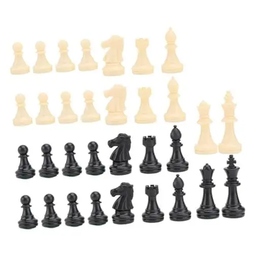 Produktbild: TOYANDONA 32 Stück Magnetische Schachfiguren Schachbrettglas Schachbrett Aus Glas Kettendreieck-schachspiel Schachbrett Aus Silikon Schach Aus Glas Schach Magnetisch Riesige Dame Plastik