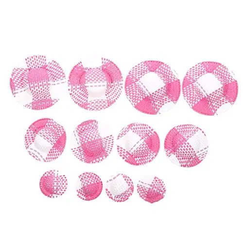 Produktbild: TOYANDONA 36 STK Bunt Gestreifter Hut Puppenhausmöbel Handgefertigtes Kleidungsspielzeug Puppenhaus Strohhut Feenpuppenhut Zubehör Für Puppenmützen Kostümhaube Hut Zubehör Papier Mini Jacke
