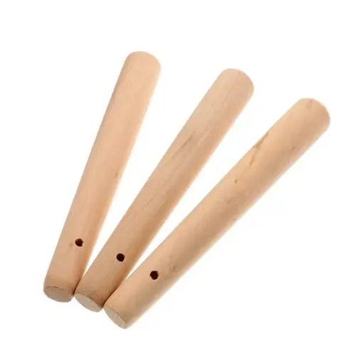 Produktbild: TOYANDONA 3St Schleifstab aus Holz Mojito-Stößel Holzstößel für Lebensmittel Holzstößel für Barwerkzeug Mixer Medizin Mühle Essensmuffel Metall Shaker Rührgerät Pille