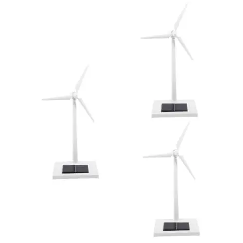 Produktbild: TOYANDONA 3St solare Windmühle einzigartiges Solarenergie-Spielzeug Wissenschaftliches Spielzeug unterrichten Kinder lernspielzeug solar Spielzeug Praktisches Experimentierspielzeug Plastik