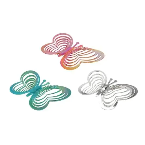 Produktbild: TOYANDONA 3 Stück Windmühlen für Garten Dekorative Windräder Zufälligen Farben für Obstgärten für Vögel Abzuschrecken Umgebung zu Verschönern Zufällige Farbe Zufällige Farbe
