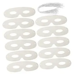 Produktbild: TOYANDONA 40 Sets Diy-Maske Bulk-Maske Für Kinder Und Erwachsene Papier Weiß Cosplay Halloween-Party Weiße Masken Leere Papiermasken Leere Maske Cosplay-Lehrmittel
