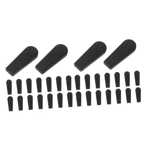 Produktbild: TOYANDONA 40 Stk Krallenclip-Gummiabdeckung Kind Klaue Mini winzig schnappen solide automatisch spielautomat reinigungstabletten kaffeevollautomaten Zubehör für Greifautomat Plastik Black