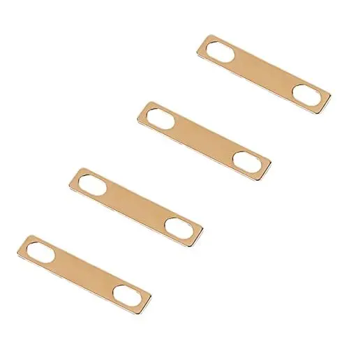 Produktbild: TOYANDONA 4 Stück Halsstück E-gitarren-zubehör Marmeladentrichter Aus Edelstahl Spacer Für Den Gitarrenhals Dicke Messing Unterlegscheiben Gitarrenhalsdichtung Kupfer Bass Musikinstrument