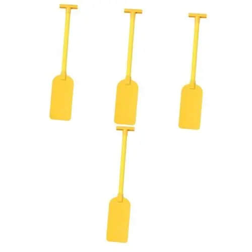 Produktbild: TOYANDONA 4 Stück Kinderpaddel Bühnenperformance-Ruderpaddel Notpaddel Feines Performance-Ruder Bühnen-Performance-Requisite Durchführung von Paddeldekor Party-Ornament Plastik Yellow