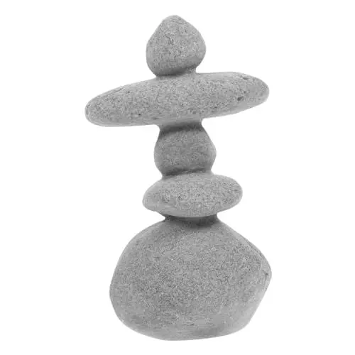 Produktbild: Alasum Pcs Blumentopf Stein Decor Simulation Stein Landschaftsbau Für Hof Zen Garten Decor Stapeln