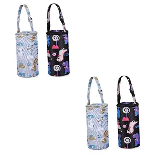 Produktbild: TOYANDONA 4 Stück Thermotasche für Babyflaschen Flaschentasche Kühltasche für Babymilch Halter isoliertasche für babyflaschen Babyflaschen-Isoliertasche Tragetasche Milchflaschenbeutel