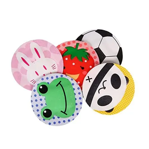 Produktbild: TOYANDONA 50 Stück Lochsticker Runde Pflaster Niedliche Für Kinder Pflaster Kinder Fußball Set Jungen Sport Runde Pflaster Mädchen Pflaster Kinder Mini
