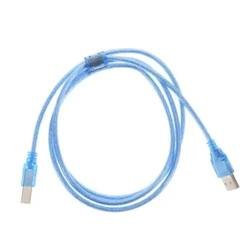 Produktbild: TOYANDONA 5 Elektronisches Tastaturkabel USB-MIDI-Kabel Keyboard Verbindungskabel MIDI Kabel für Musikbearbeitung Musikproduktionskabel Stereo-Klinkenkabel Audio-Adapterkabel Kupfer Blue