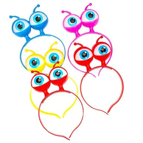 Produktbild: TOYANDONA 5pcs Haarreif mit Augen LED Leuchtende Haarreif Halloween Stirnband Kostüme Kopfschmuck Weihnachten Silvester Masquerade Party Schmuck LED Mitbringsel Gastgeschenk Zufällige Farbe