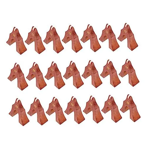 Produktbild: TOYANDONA 63 Stk Guzheng-Code Koto Gu-Brücken Guzheng-Zither-Brücke Guzheng-Lieferungen praktische Guzheng-Brücken Musikalisches Zubehör Guzheng-Stützpfeiler aus Holz Rosenholz Brown