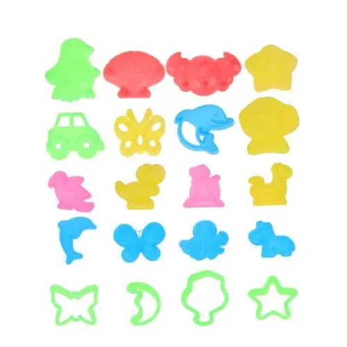 Produktbild: TOYANDONA 64St Kinderaccessoires Spielzeug Werkzeug für Kinder knorrtoys strandspiel The Craft spielwaren sandkiste bastelst knetsilber игрушки gummitiere b Toys Form Sandkasten Spielen