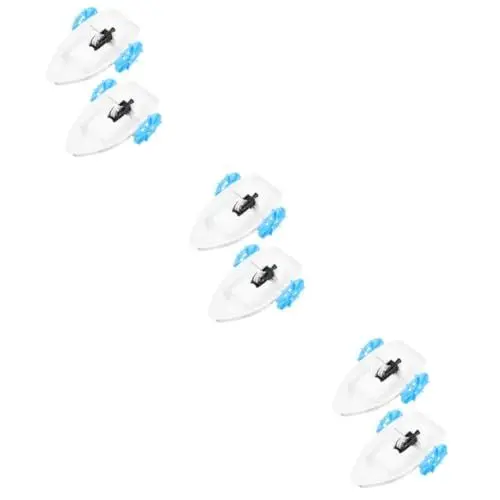 Produktbild: TOYANDONA 6 Sätze Raddampfer-Set Bootsdetaillierungsset Bootsmodell selber Bauen Auto Boot basteln für Kinder Deutsches Technikspielzeug Kajak Zubehör DIY-Boot Bauen DIY-Material PVC Weiß