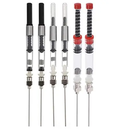 Produktbild: TOYANDONA 6pcs Füllfederhalter Konverter 3. 4 und 2. 6Converter für Standard Füllhalter zum Nachfüllen aus dem Tintenglas Steckkonverter für Füller diverser Hersteller