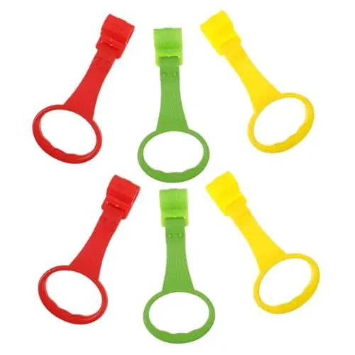 Produktbild: TOYANDONA Laufstall für Kleinkinder Pull-up-Ringe-Set Hängende Ringe Werkzeug Zur Entwicklung Motorischer Fähigkeiten für Kleinkinder