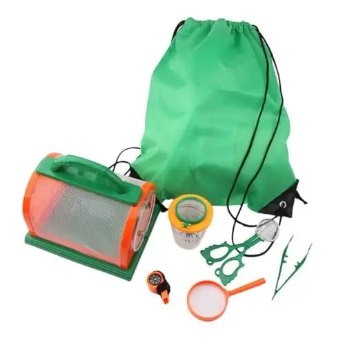 Produktbild: TOYANDONA 7-teiliges Set Werkzeuge Beobachten Outdoor-beobachtung Beobachtung Von Wildinsekten Wanderinsekten Beobachten Insektenbeobachtungsset Für Kinder Green