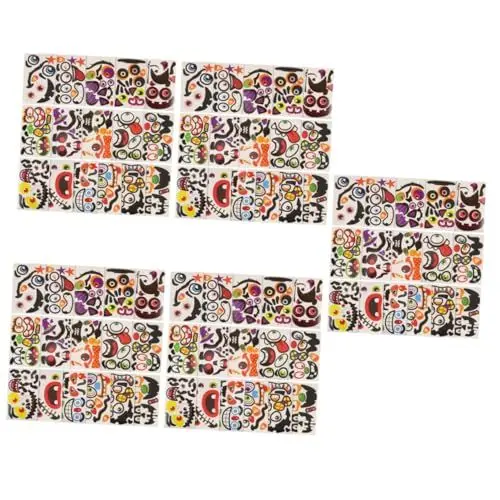 Produktbild: TOYANDONA 80 Blatt Kürbis Dekorativer Aufkleber Halloween-kostüm-Aufkleber Kürbisaufkleber Halloween-zubehör Halloween-siegel-Aufkleber Halloween-Fenster Haftet Beschichtetes Papier