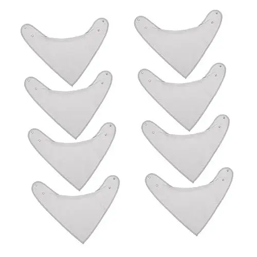 Produktbild: TOYANDONA Baby-lätzchen-set Aus Baumwolle – 8-teilig Speicheltuch-lätzchen Für Jungen Und Mädchen Für Den Täglichen Gebrauch