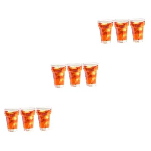 Produktbild: TOYANDONA 9 STK Simuliertes Zitronenteegetränk Mini-zitronensaft Gefälschte Lebensmittelverzierung Simulierte Minigetränke Miniatur-rollengetränke Gefälschtes Getränk Puppenhauszubehör Harz