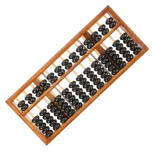 Produktbild: TOYANDONA Abakus für Kinder 13-Spalten-Abakus Abakus im Retro-Stil Abakus für Erwachsene Chinesischer Taschenrechner Abakus Praktischer Rechenabakus Kinder Abakus Schulbedarf hölzern Khaki