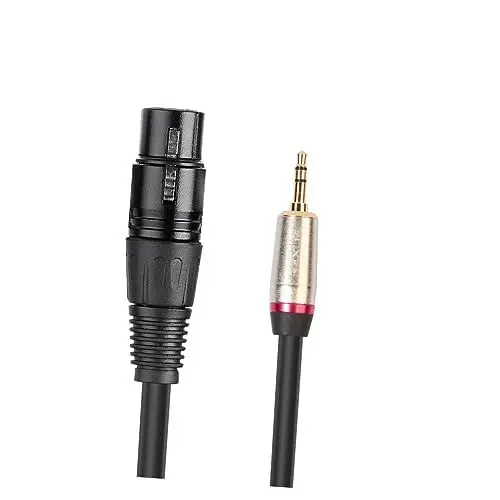 Produktbild: TOYANDONA Audio-Adapter Stereo-Headset-Adapter 3,5 mm Buchse auf Stecker 3,5 mm Klinke an zu aux Stereo-Adapter Kopfhöreradapter 3,5-mm-zu-XLR-Adapter XLR-Adapter 3,5 mm Soundkarte Kabel