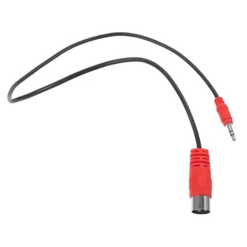Produktbild: TOYANDONA Audio Adapter Auf 5 Pin MIDI Kabel Audio Kabel Klinke Stecker Für Computer Audioausgang MIDI DIN5P Adapter Hochwertiges Audiozubehör