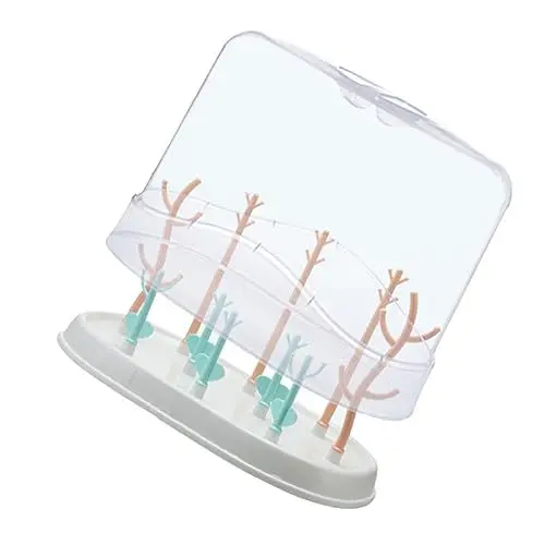 Produktbild: TOYANDONA Babyflaschenhalter Flaschentrockner Trockengestell Für Milchflaschen Tragbare Tasse Organisator Zur Aufbewahrung Von Milchflaschen Aufbewahrungsregal Für Babyflaschen