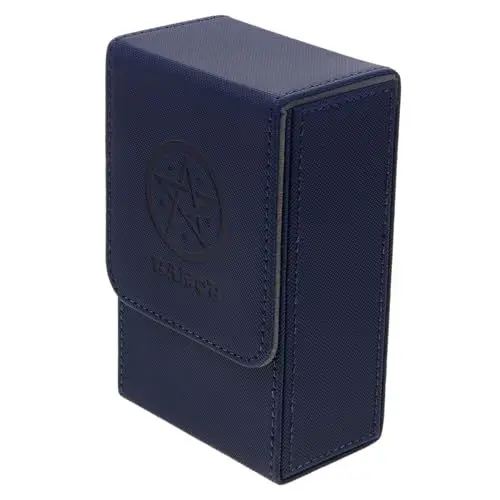 Produktbild: TOYANDONA Box Tarotkartenbox Pu Aufbewahrungshalter Tarot Aufbewahrungsbehälter Tarotkarten Aufbewahrungshalter Wicca Zubehör Spielekarten Organizer Aufbewahrungskanister Tarothalter Pu