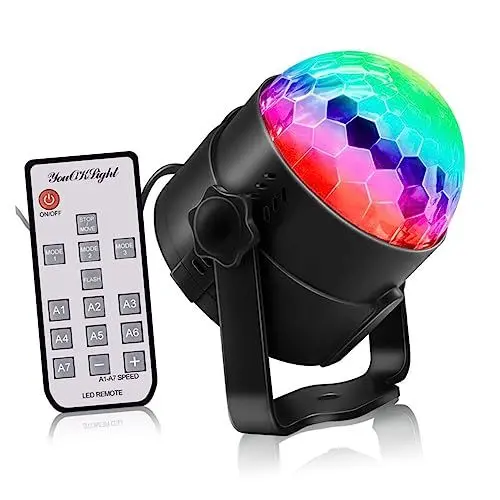 Produktbild: TOYANDONA Disco Licht Mit Soundaktivierung Tragbar Farben Player Für Home-partys Geburtstagsfeiern Und Ktv Für Bühnen Und Eu