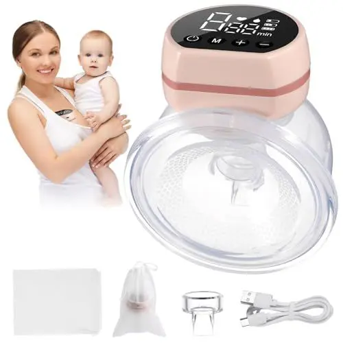 Produktbild: TOYANDONA Freihändig Automatische Freihändig Saugmilchpumpen Muttermilchpumpen Freihändige Kleine Saugnapf Baby Kabellos Kieselgel