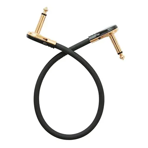 Produktbild: TOYANDONA Gitarren-effektkabel Gitarrenkabel Audiokabel Gitarre 30 Cm Länge Kupferstecker Klarheit für Musiker