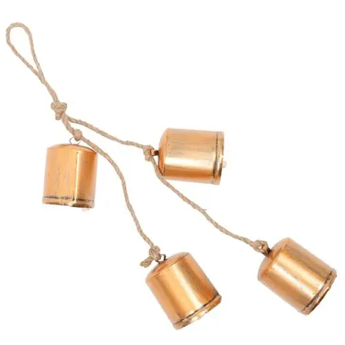 Produktbild: TOYANDONA Hängende Kuhglocke Aus Metall Für Draußen Tür Windspiel Ornament Antike Glocke Windspiel Für Outdoor Dekoration