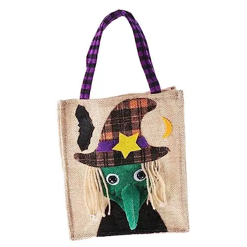 Produktbild: TOYANDONA Halloween Süßigkeitentasche Wiederverwendbare Kürbis-Tragetasche Für Mädchen Halloween Party Favor Bag Mit Lustigem - Für Süßigkeiten Und Kleine